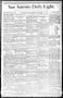 Thumbnail image of item number 1 in: 'San Antonio Daily Light. (San Antonio, Tex.), Vol. 8, No. 183, Ed. 1 Saturday, September 15, 1888'.