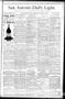 Primary view of San Antonio Daily Light. (San Antonio, Tex.), Vol. 9, No. 190, Ed. 1 Tuesday, September 3, 1889