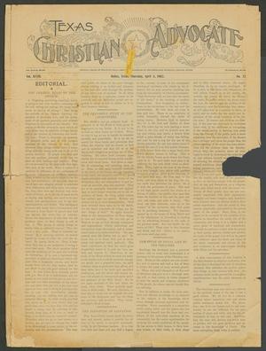 Primary view of object titled 'Texas Christian Advocate (Dallas, Tex.), Vol. 48, No. 32, Ed. 1 Thursday, April 3, 1902'.