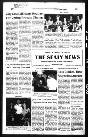 Primary view of object titled 'The Sealy News (Sealy, Tex.), Vol. 101, No. 19, Ed. 1 Thursday, July 21, 1988'.