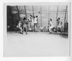 Thumbnail image of item number 1 in: '[Basketball Game In Quonset Hut]'.