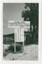 Primary view of [Japanese Internment Camp Signage]