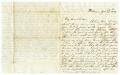 Thumbnail image of item number 1 in: '[Letter from Maud C. Fentress to David W. Fentress, January 17, 1859]'.
