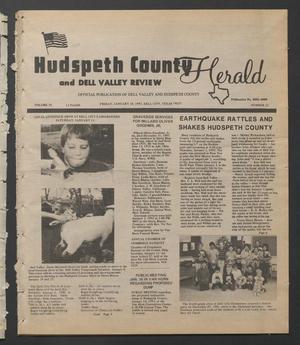 Primary view of object titled 'Hudspeth County Herald and Dell Valley Review (Dell City, Tex.), Vol. 35, No. 21, Ed. 1 Friday, January 10, 1992'.
