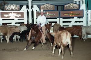 Primary view of object titled 'Cutting Horse Competition: Image 1997_D-104_18'.