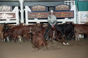 Primary view of object titled 'Cutting Horse Competition: Image 1997_D-104_24'.