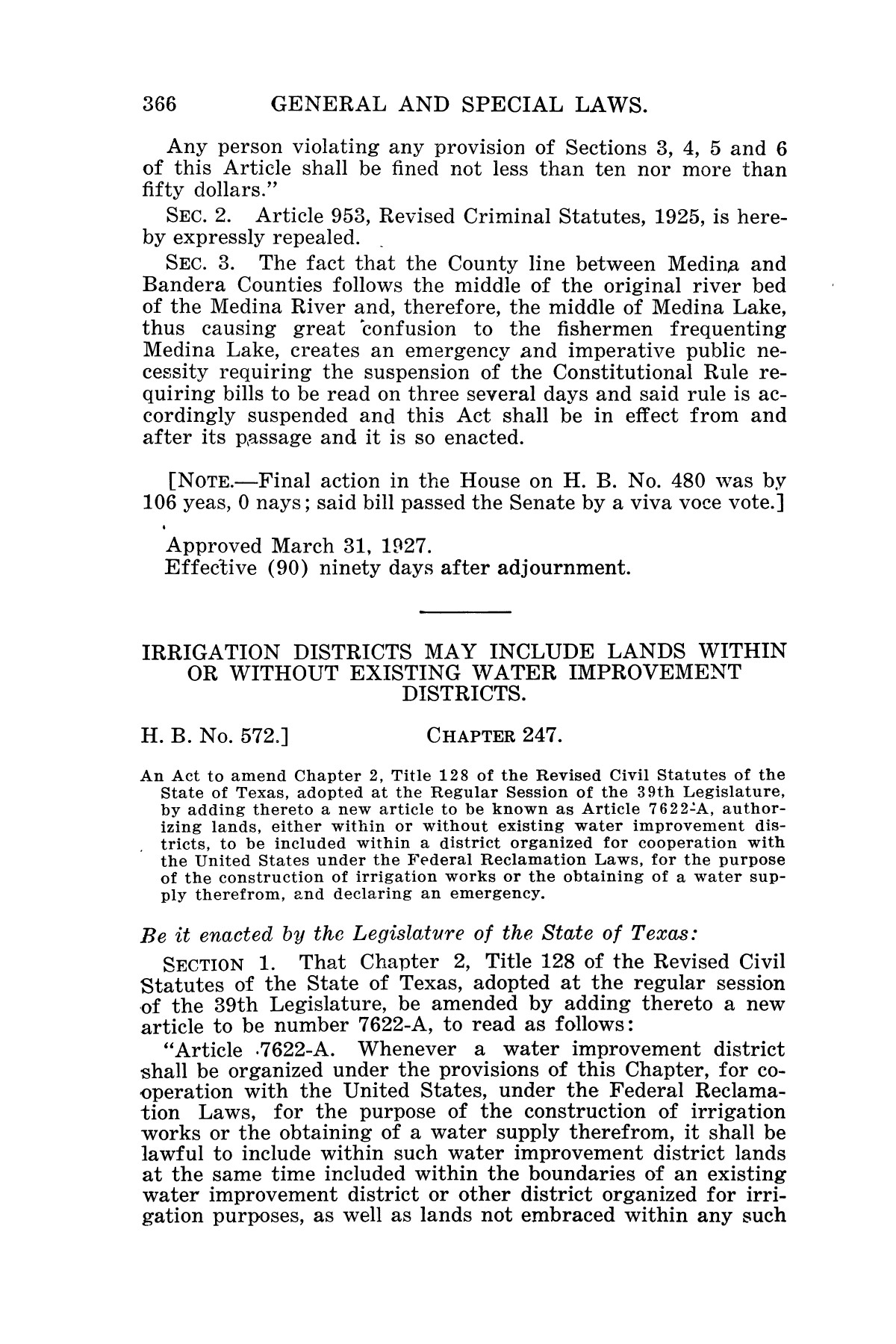 The Laws of Texas, 1927 [Volume 25]
                                                
                                                    [Sequence #]: 382 of 1111
                                                