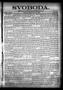 Newspaper: Svoboda. (La Grange, Tex.), Vol. 23, No. 25, Ed. 1 Friday, March 27, …