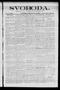 Newspaper: Svoboda. (La Grange, Tex.), Vol. 25, No. 84, Ed. 1 Friday, October 21…