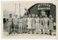 Photograph: [USO Group Outside Officer Quarters]