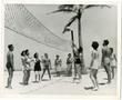 Primary view of [Women's Auxiliary Corps Members Playing Beach Vollyeball With Men]