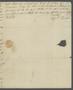 Thumbnail image of item number 3 in: '[Letter from Elizabeth Dennis Teackle to Sarah Upshur Teackle Bancker - October 7, 1807]'.