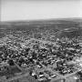 Thumbnail image of item number 1 in: '[An Aerial View of Mineral Wells From the Southeast, 1967]'.