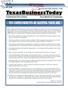 Journal/Magazine/Newsletter: Texas Business Today, 2nd and 3rd Quarters 1998
