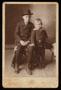 Photograph: [Portrait of Two Unknown Boys with Hats]