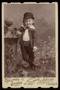 Photograph: [Portrait of an Unknown Boy with a Hat and Cane]