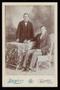 Primary view of [Portrait of Two Unknown Men and a Wicker Chair]