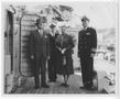 Photograph: [Chester W. Nimitz, a Chief Petty Officer, Catherine Nimitz, and Jame…