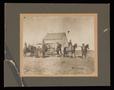 Photograph: [Henry M. Halff Roundup, at a Ranch House]