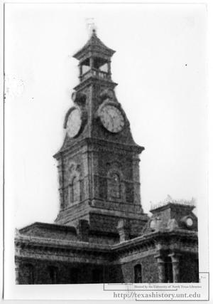 Primary view of object titled 'Clay County Courthouse Clock Tower'.