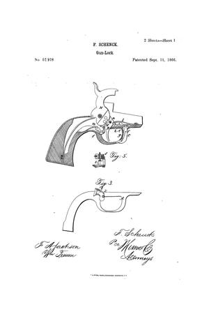 Primary view of object titled 'Improvement in Gun-Locks.'.