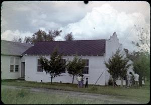 Primary view of object titled '[Photograph of White Building]'.