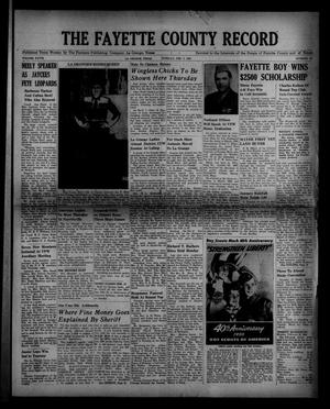 Primary view of object titled 'The Fayette County Record (La Grange, Tex.), Vol. 28, No. 29, Ed. 1 Tuesday, February 7, 1950'.