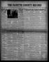Newspaper: The Fayette County Record (La Grange, Tex.), Vol. 28, No. 35, Ed. 1 T…