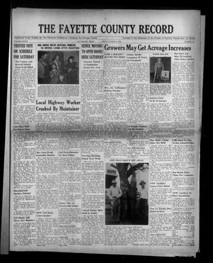 Primary view of object titled 'The Fayette County Record (La Grange, Tex.), Vol. 28, No. 44, Ed. 1 Friday, March 31, 1950'.