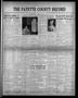 Newspaper: The Fayette County Record (La Grange, Tex.), Vol. 28, No. 65, Ed. 1 T…