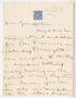 Primary view of [Letter from Chester W. Nimitz to Charles Henry Nimitz, February 1905]