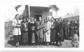 Primary view of [Auxiliary Group in Front of Church]