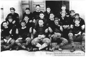 Primary view of object titled '[Henrietta High School Football Squad]'.