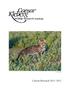 Primary view of Caesar Kleberg Wildlife Research Institute Report of Current Research: 2012