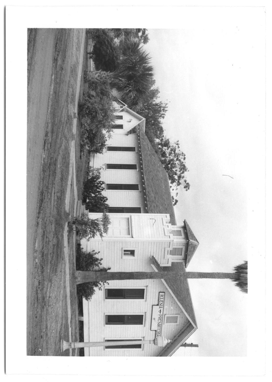 [Front View of a Mexican Presbyterian Church]
                                                
                                                    [Sequence #]: 1 of 2
                                                