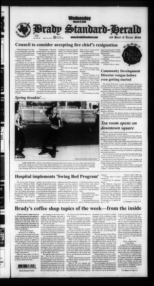 Primary view of object titled 'Brady Standard-Herald and Heart of Texas News (Brady, Tex.), Ed. 1 Wednesday, March 17, 2010'.