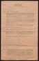 Letter: [Plans of the Day and Memorandums for the USS Monitor, 1944-1945]