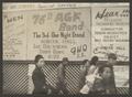 Photograph: [People in Front of 76th AGF Band Performance Advertisement]