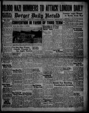 Primary view of object titled 'Borger Daily Herald (Borger, Tex.), Vol. 14, No. 251, Ed. 1 Wednesday, September 11, 1940'.