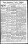 Newspaper: San Antonio Daily Light. (San Antonio, Tex.), Vol. 10, No. 161, Ed. 1…