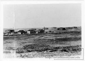 Primary view of object titled '[Texas Co. Pump Station West of Henrietta]'.
