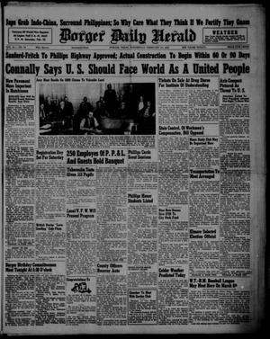 Primary view of object titled 'Borger Daily Herald (Borger, Tex.), Vol. 15, No. 76, Ed. 1 Wednesday, February 19, 1941'.
