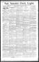 Newspaper: San Antonio Daily Light. (San Antonio, Tex.), Vol. 14, No. 166, Ed. 1…