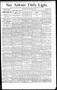 Newspaper: San Antonio Daily Light. (San Antonio, Tex.), Vol. 15, No. 95, Ed. 1 …