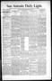 Newspaper: San Antonio Daily Light. (San Antonio, Tex.), Vol. 15, No. 330, Ed. 1…