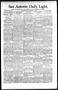 Newspaper: San Antonio Daily Light. (San Antonio, Tex.), Vol. 16, No. 87, Ed. 1 …