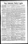 Newspaper: San Antonio Daily Light. (San Antonio, Tex.), Vol. 16, No. 88, Ed. 1 …