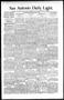 Newspaper: San Antonio Daily Light. (San Antonio, Tex.), Vol. 16, No. 90, Ed. 1 …