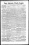 Newspaper: San Antonio Daily Light. (San Antonio, Tex.), Vol. 16, No. 92, Ed. 1 …