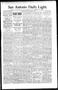 Newspaper: San Antonio Daily Light. (San Antonio, Tex.), Vol. 16, No. 109, Ed. 1…